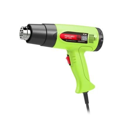 Hg6618es 1800W Variable Temperature Portable Electric Power Tools Silicone Heat Shrink Gun Hot Air Gun Heat Gun