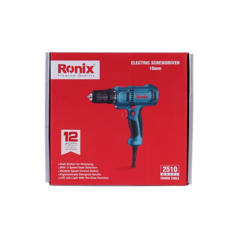 Ronix Model 2510 High Quality 10mm 230W Power Tools Mini Corded Battery Electric Impact Hand Drill Machine