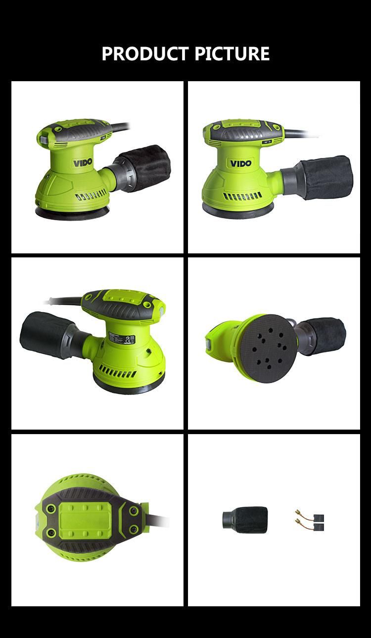 Vido Practical and Simple Reusable Handheld Random Orbital Sander
