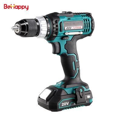 Behappy 20V/18V Battery High Quality Electric Power Tool Impact Drill Cordless Drill