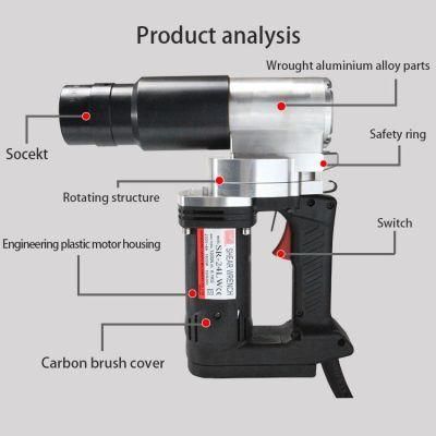 Light Weight Electric Torsion Shear Wrench for M27 24 22 Bolts