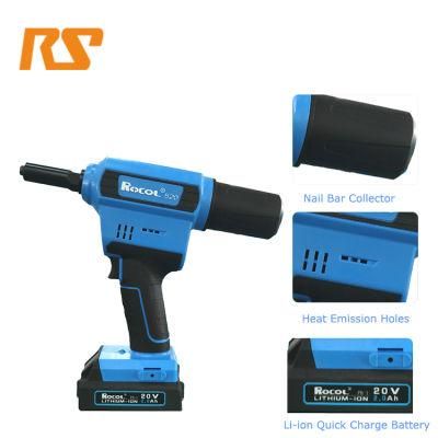 Long Running Time Quick Charge Cordless Rivet Gun