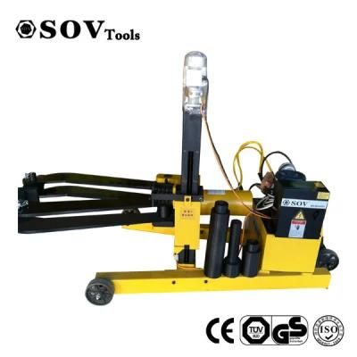 100 Ton Pedal Hydraulic Bearing Puller with Easy Moving Wheel