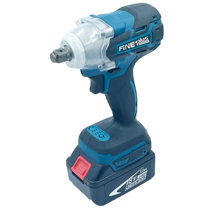 Brushless Cordless Impact Wrench 1/2 Inch 18V Battery