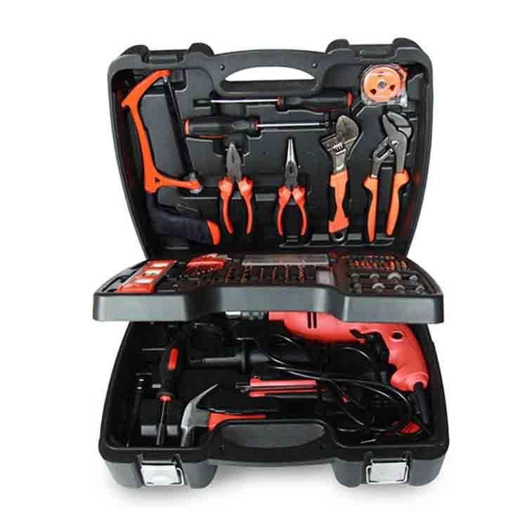 121 PCS Power Mechanic Tool Set, Electric Drill Air Tool Set for Home Use Cutting, Big Capacity Box Package Tools Set Mechanic