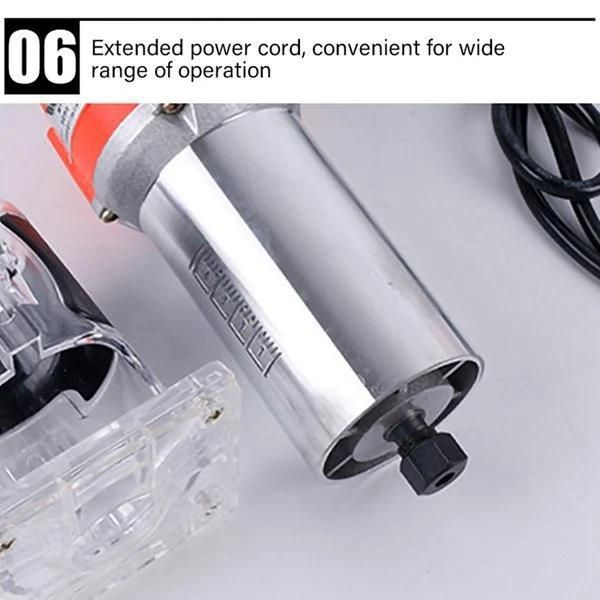 Woodworking Electric Trimmer Wood Milling Engraving Several Slotting Trimming Machine