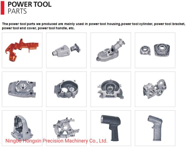 Manufacturer OEM Aluminum Die Casting Accessories Power Tool