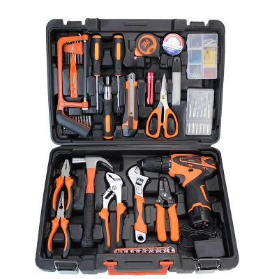 28PCS 21V Rechargeable Hand Electric Drill Lithium Battery Multifunctional Hand Portable Electric Drive Impact Drill Set