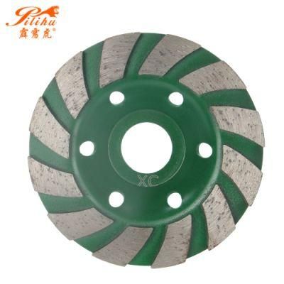 115mm Turbo Cup Diamond Grinding Wheel for Polishing Granite and Marble