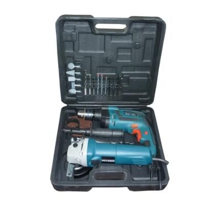 Facotry Supplied Electric Anlge Grinder and Impact Drill Tool Set