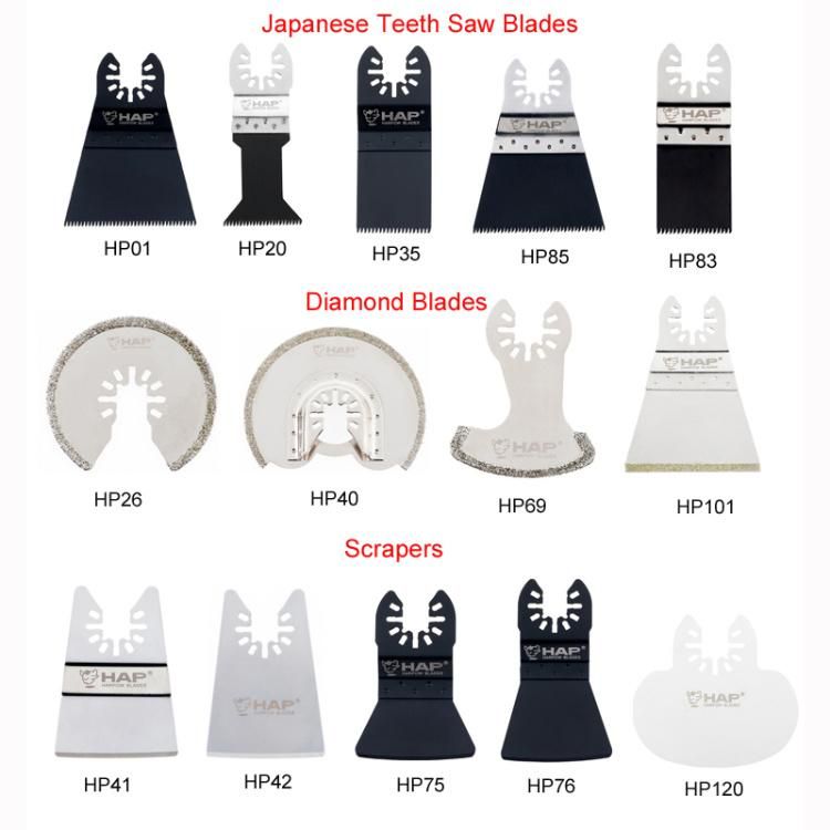 Power Tool Accessories Different Types Cutting Blades for Wood Metal