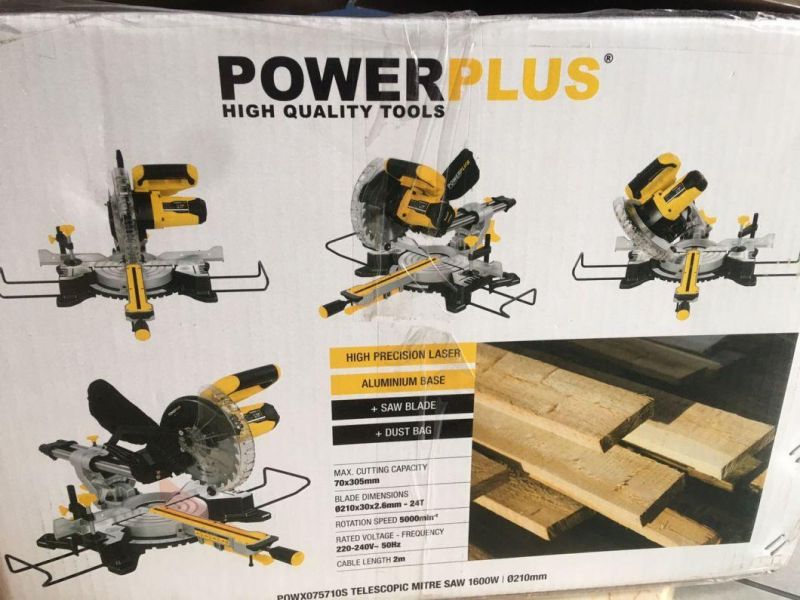 8" Sliding Mitre Saw Power Plus Item CE/GS Europe Standard