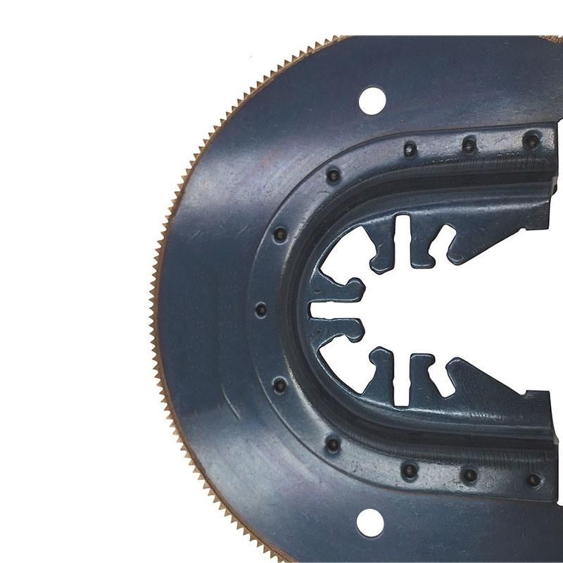 87mm Bi Metal Blue Oscillating Multi Tool Saw Blade Semicircle Multitool Blade