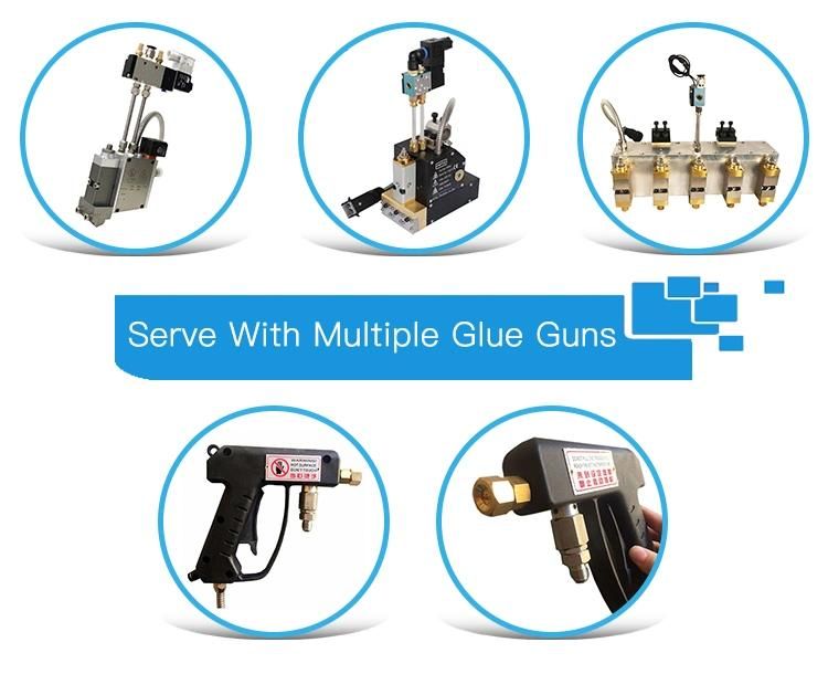 DOT Type Hot Melt Glue Machine with Glue Tank