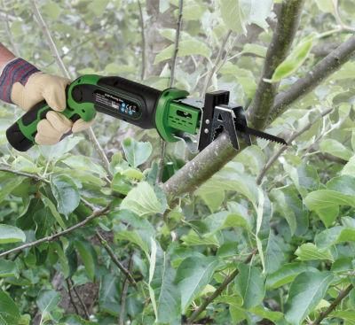 DC12V Max-Li-ion Battery-Cordless/Electric-Garden/Farm/Agricultural-Tree/Wood/Branches-Cutting Power-Tool Machine-Reciprocating-Saw