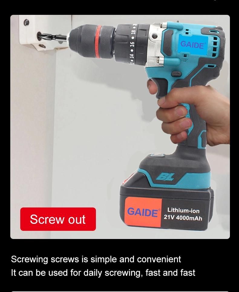 Power Screw Driver Drill Cordless Battery