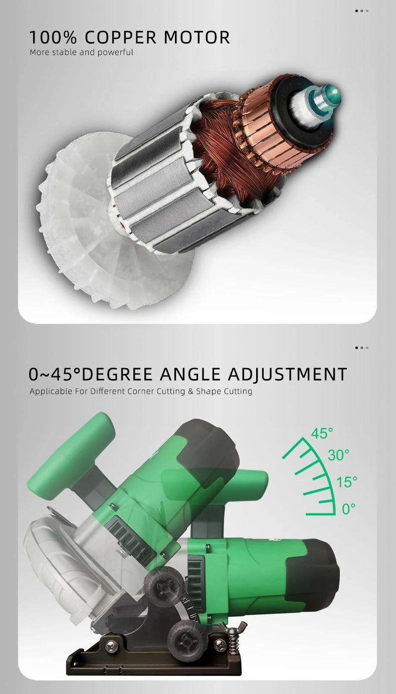 Heavy Duty High Quality 185mm/190mm/7in 1400W Electric Circular Saw