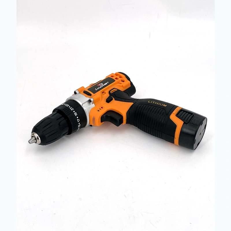 Cg-2003orange Impact Double Speed 12V 16.8V 21V Li-on Lithium Battery Professional Manufacturer Hand Rechargeable Forward and Reverse Impact Cordless Drill