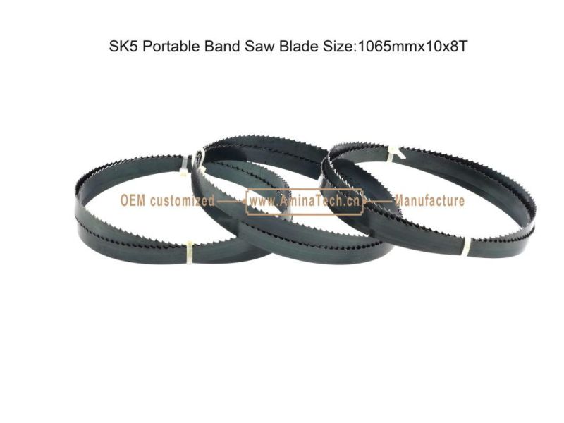 SK5 Portable Bandsaw Blade Size:1065mmx10x8T