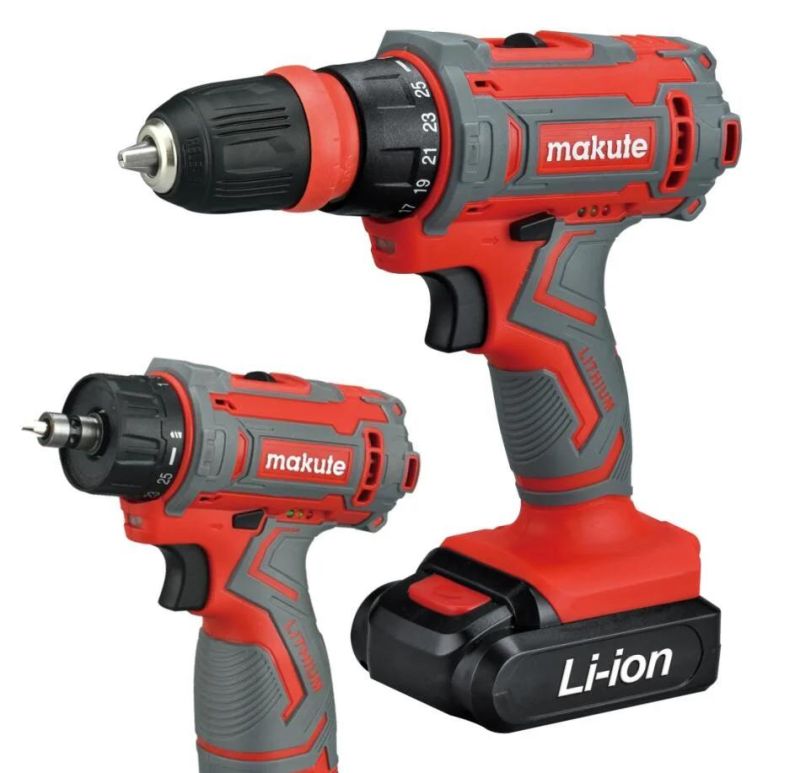 12V 18V Screwdriver Impact Tool Set Lithium Battery Power Handy Cordless Drill