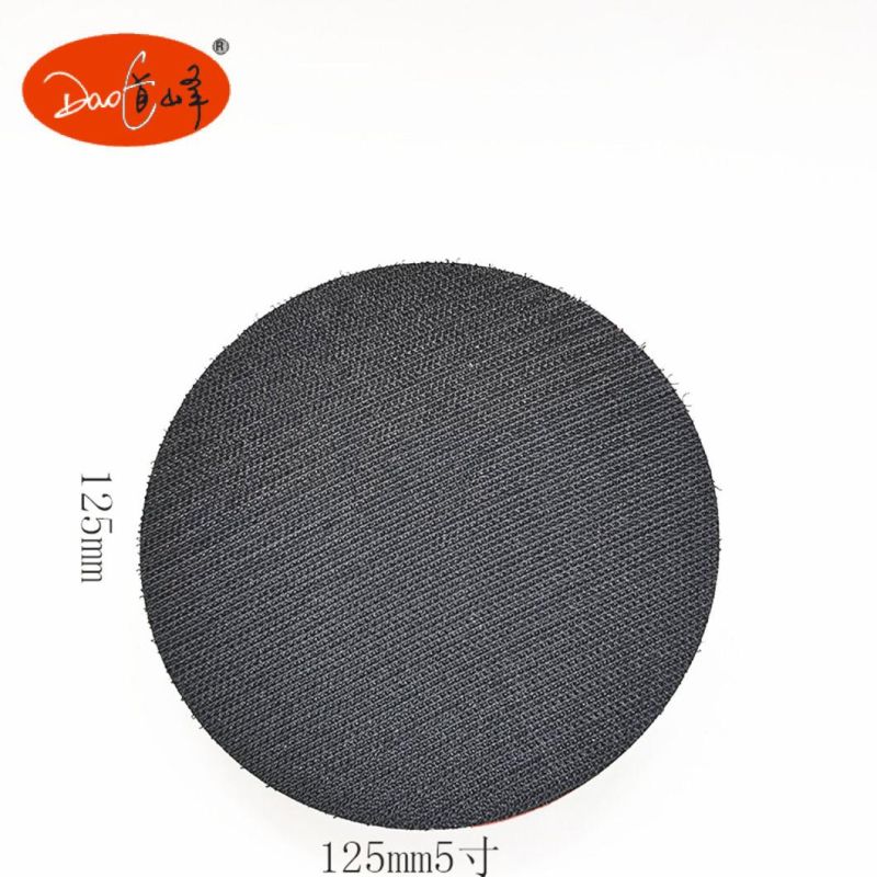 Daofeng 5inch 125mm Sanding Disc Backing Pad Black&Red
