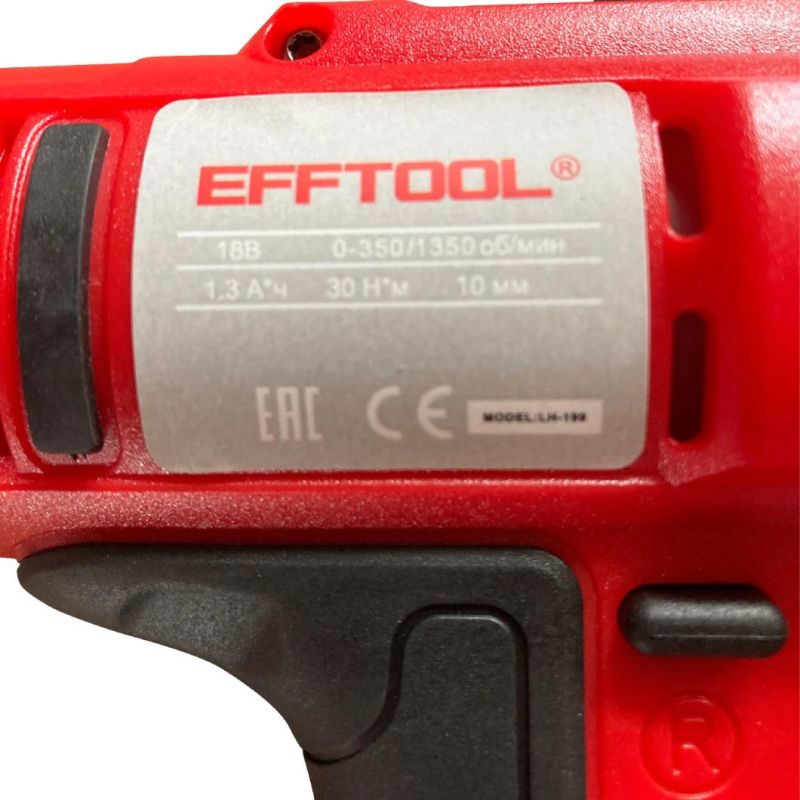Efftool Power Drill Tool 12V Cordless Lithium Power Drill Battery Lh-199