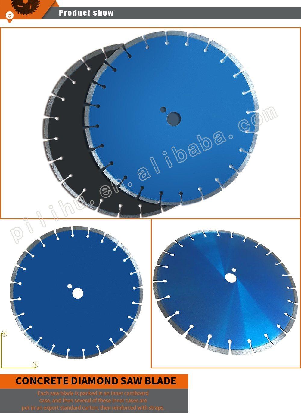 Dry Cutting 14" 350mm Concrete Cutting Diamond Saw Blade Concrete Cutting Disc