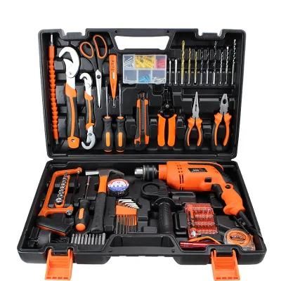 Auto Car Repairing Power Combo Tool Kit Household Drill Bits 12V Lithium Electric Impact Drill Bit Set