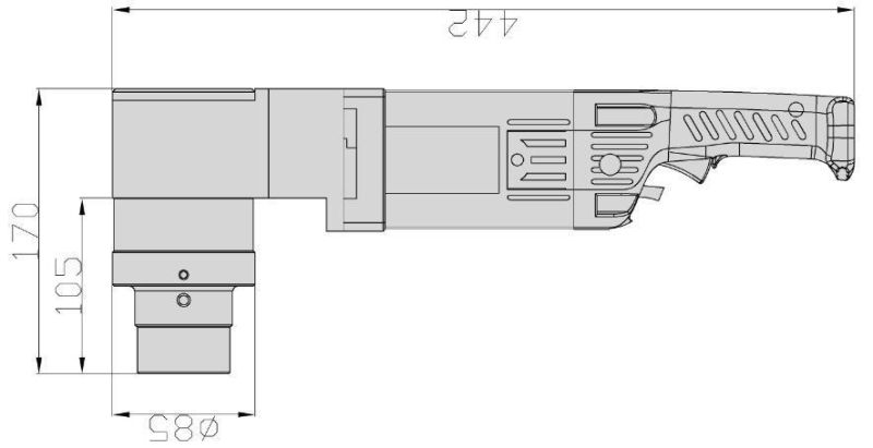 M24 M22 M20 Electric Shear Wrench for Tc Bolts High Strength