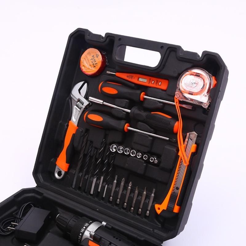 Multi- Function Cordless Drill Set with Drilling Machine Li-ion Battery