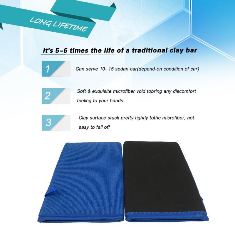 Cross-Border Supply 230 * 150mm Car Magic Mud Glove Cleaning Car Gloves to Polluate The Car Beauty
