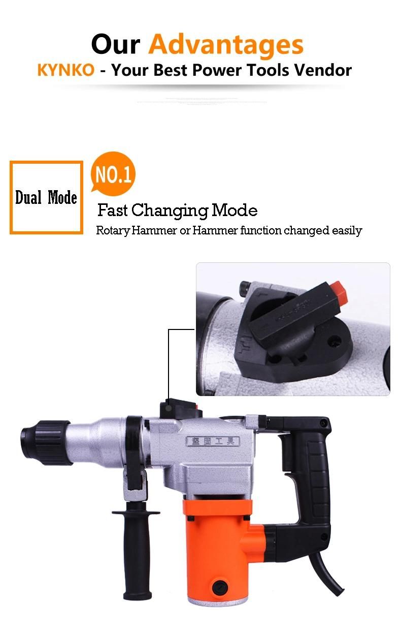 Kynko Professional 26mm 800W 2-Model SDS-Plus Rotary Hammer (KD08)