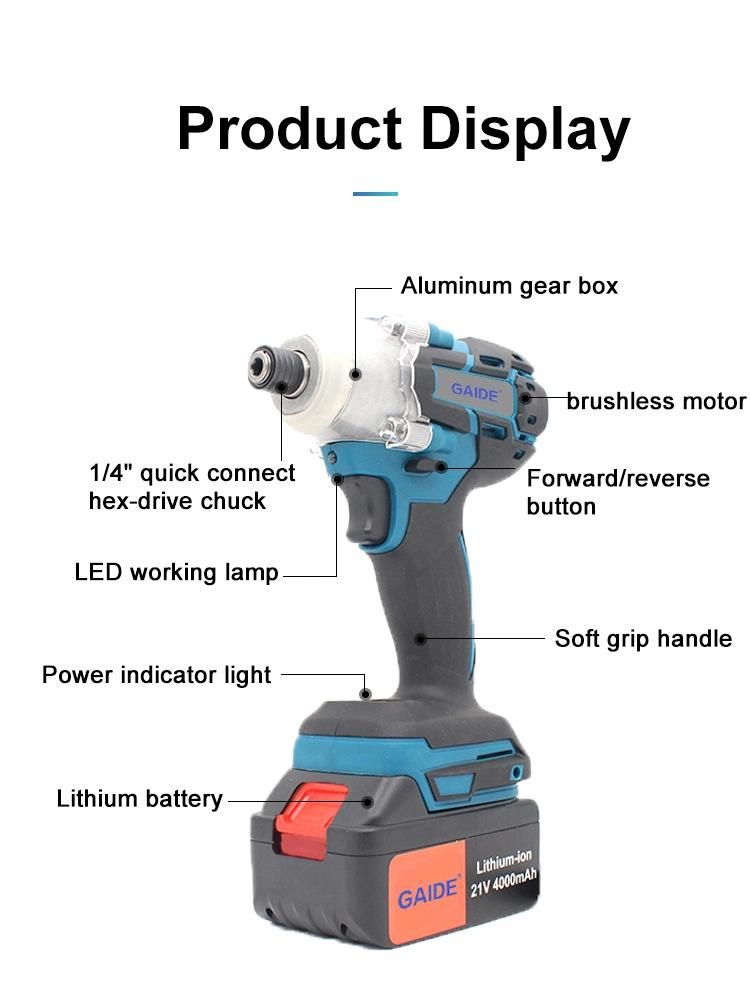 Gaide Electric Cordless Impact Screwdriver