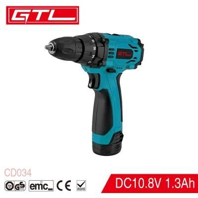 10.8V Li Battery Quick Charger Cordless Drill (CD034)