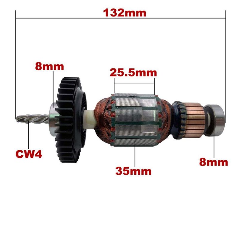 AC220V-240V Armature Rotor Anchor Replacement for Dewalt Cordless Drill