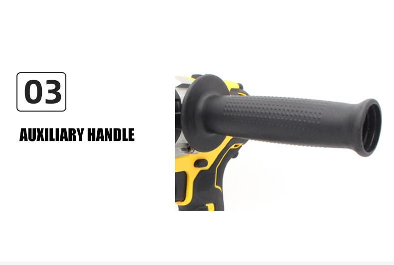 20V Brushless Impact Hammer Drill 100 Nm Heavy Duty