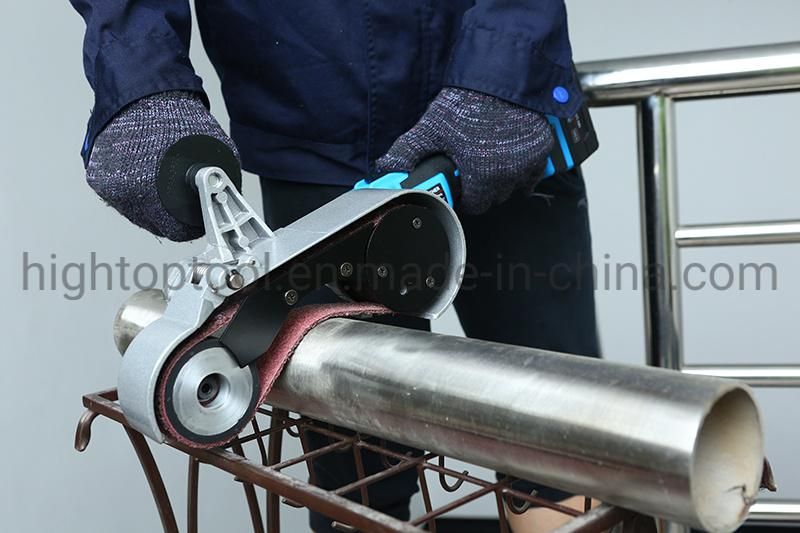 Metal Stainless Steel Pipe Tube Surface Finishing Belt Sander Polisher Grinder Sanding Polishing Machine