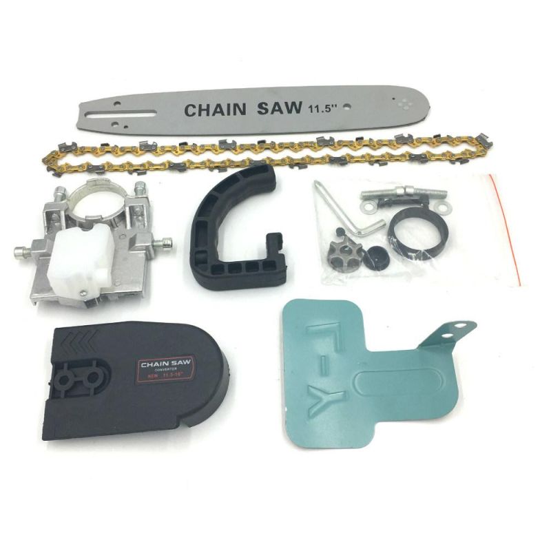 Upgrade 11.5inch Electric Chainsaw Bracket Adjustable Universal M10/M14/M16 Chain Saw Part Angle Grinder Into Chain Saw