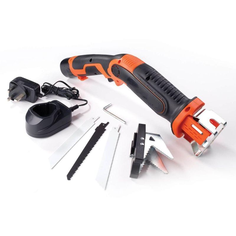 DC12V Max-Li-ion Battery-Cordless/Electric-Garden/Farm/Agricultural-Tree/Wood/Branches-Cutting Power-Tool Machine-Reciprocating-Saw