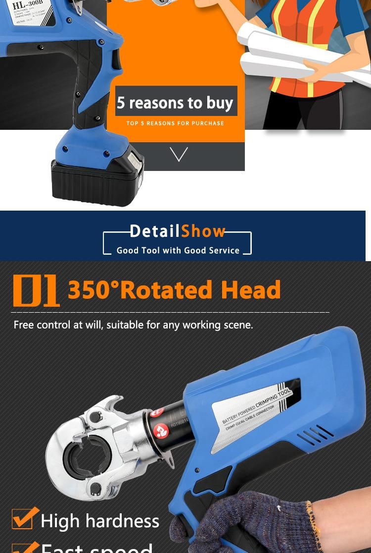 Hl-400 Hydraulic Battery Crimping Tool