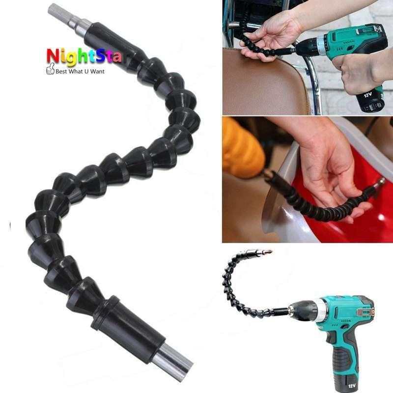 295mm Flexible Shaft Bit Magnetic Screwdriver Extension Drill Bit Holder Connect Link for Electronic Drill 1/4" Hex Shank