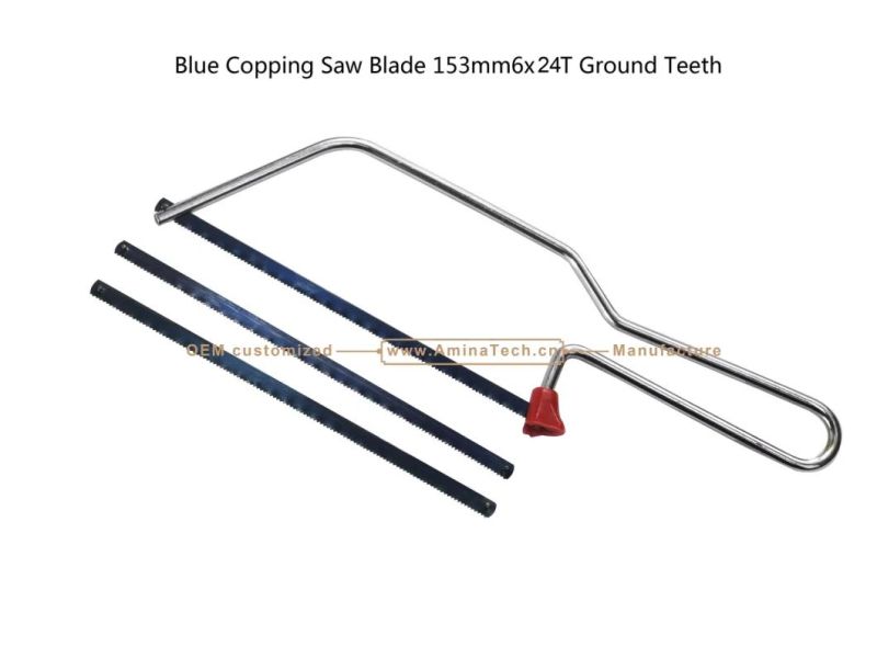 Blue Copping Saw Blade 153mm6x24T Ground Teeth,Hand Tools