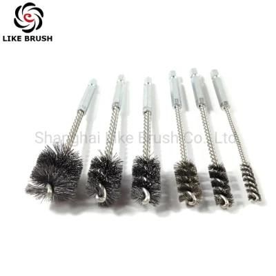 Stainless Steel Deburring Brushes with Hex Shank