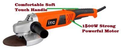 1500W 180mm Professional Electric Angle Grinder Power Tool