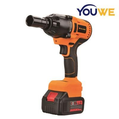 Professional 1000n. M Torque Cordless Wrench Impact Screwdriver with Ma Kita, Dewalt Platform Battery