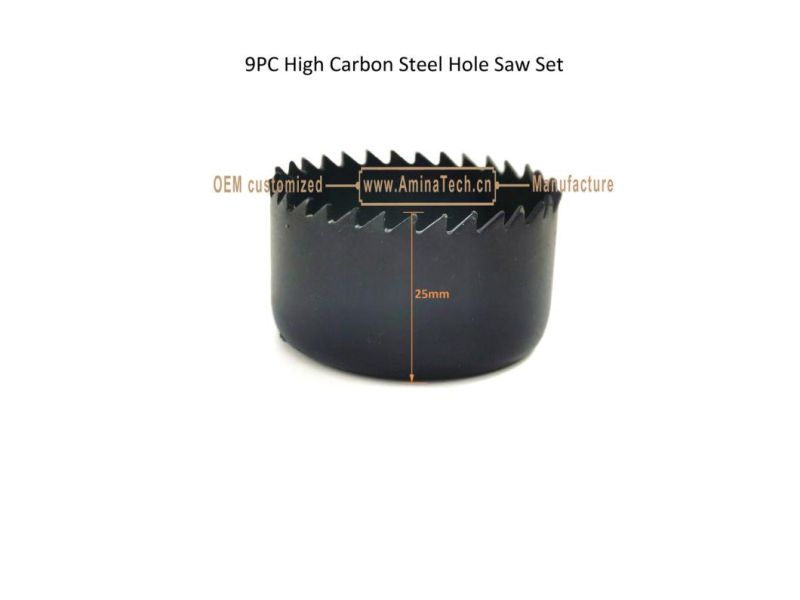 9PC High Carbon Steel Hole Saw Set,Power Tools