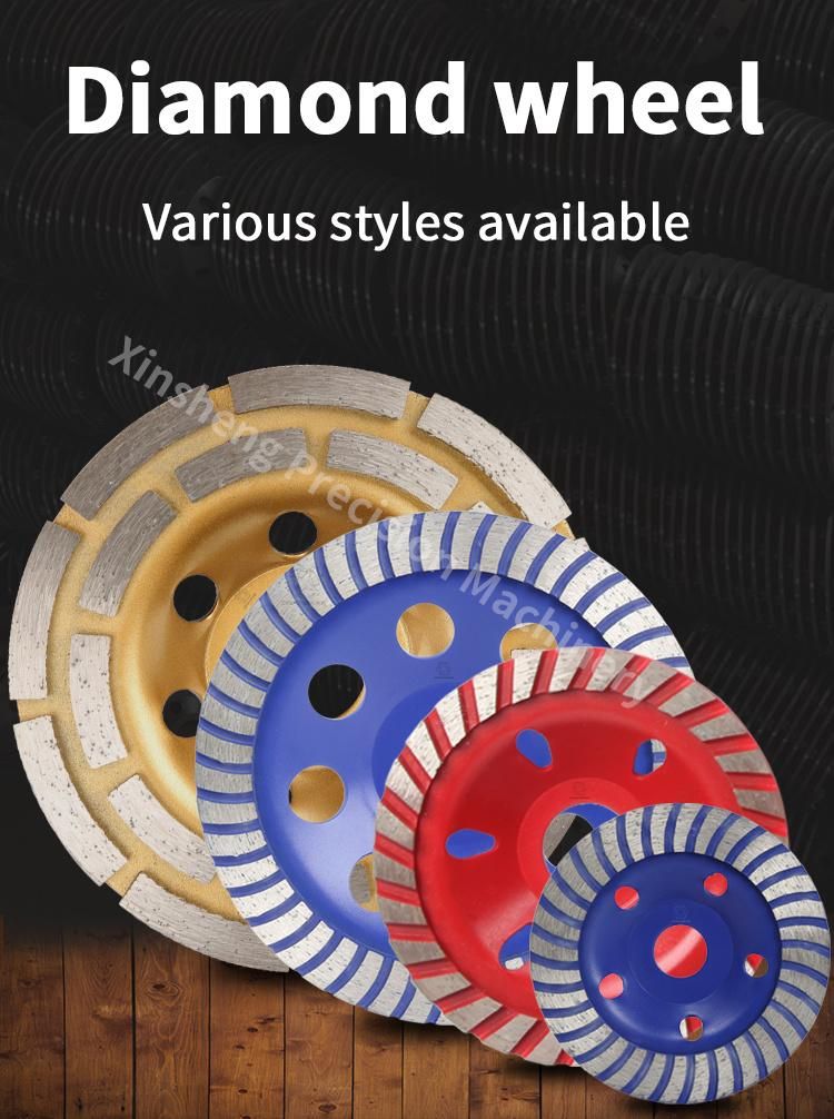 4 Inch 110mm Double Row Segment High Frequency Diamond Cup Grinding Wheel