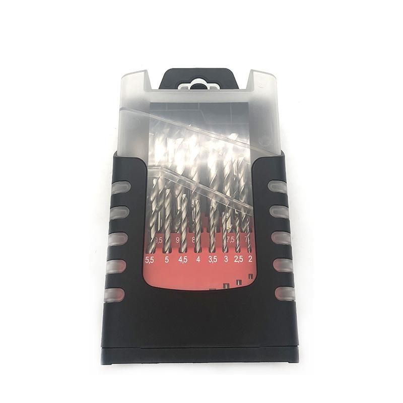 25PCS HSS Twist Drill Bit Set 1mm-13mm Bright Cobalt Surface Treatment Titanium Drill Bit