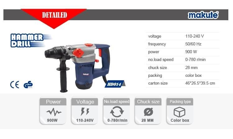 Breaker Rotary Claw Jack Hammer Drill with Drill Bit Spare Parts