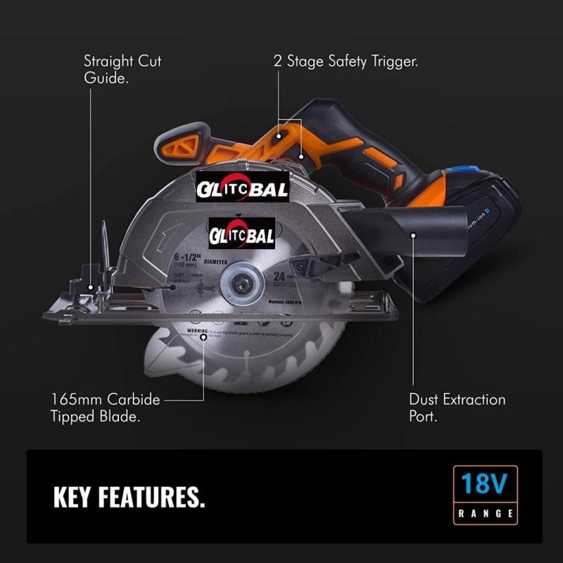 18V Powerful Electric Cordless Circular Saw-18V Power Tool Family Range